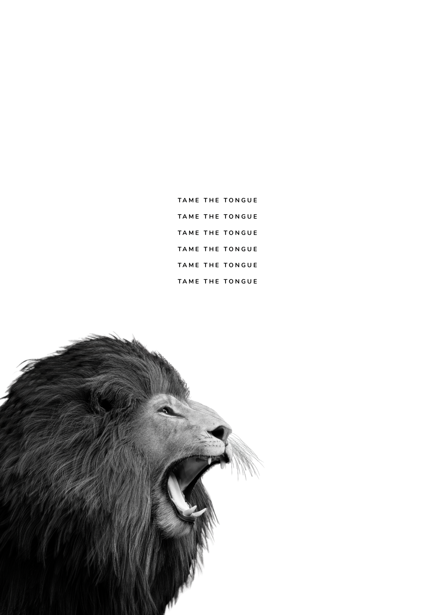 Tame the tongue - Faith inspired prints