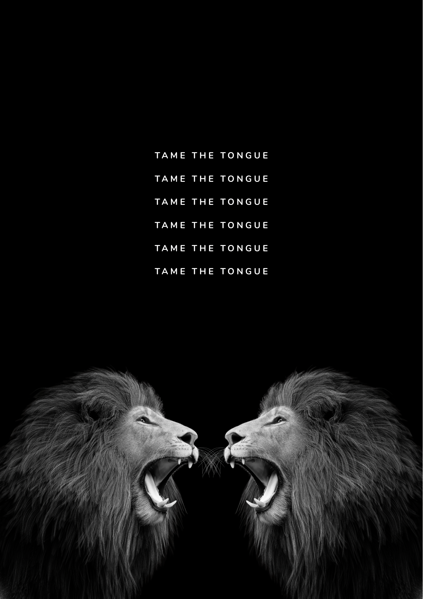 Tame the tongue - Faith inspired prints