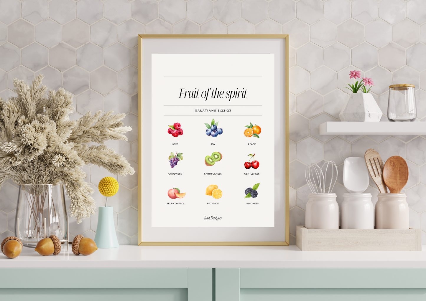 Fruits of the spirit - Faith inspired print