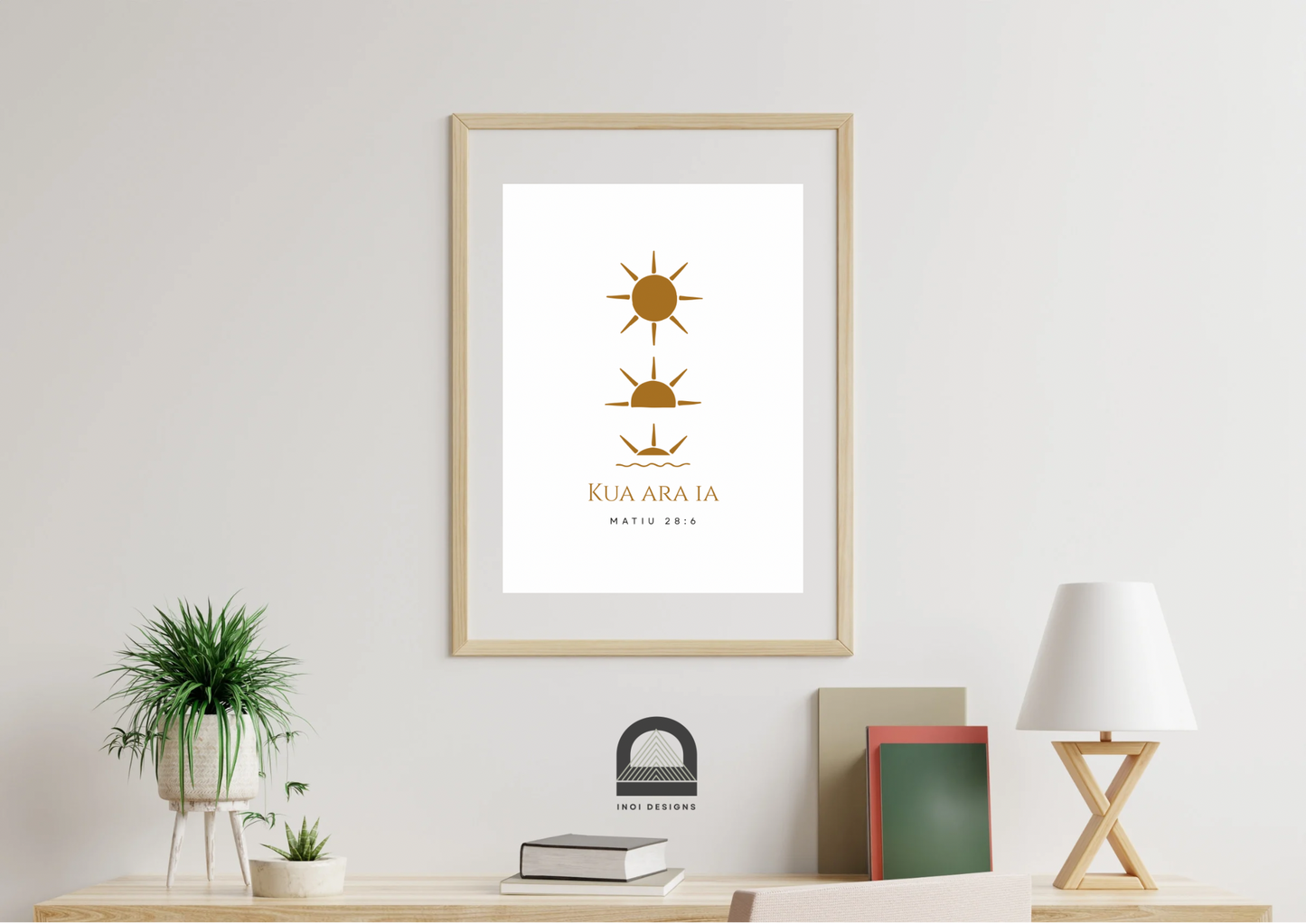 He has risen - Single digital print