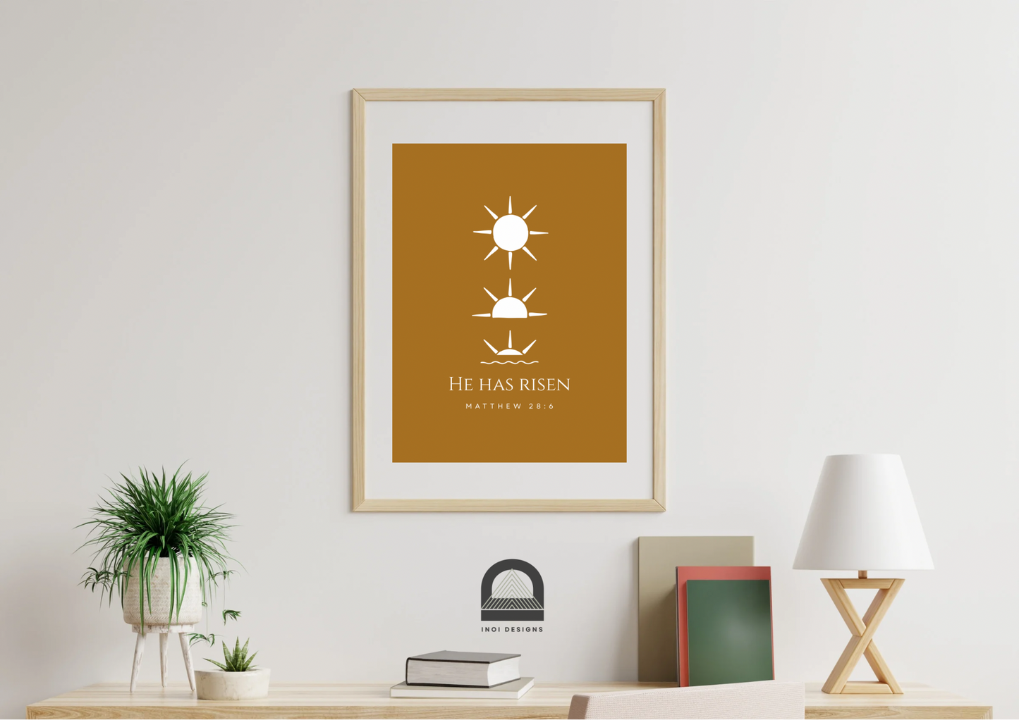 He has risen - Single digital print