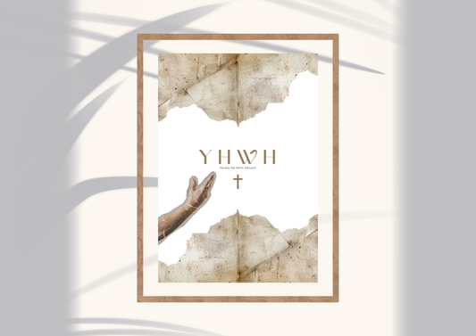 YHWH WTL - Faith inspired print