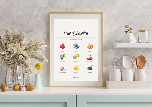 Fruits of the spirit - Faith inspired print