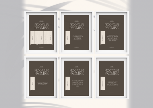 Pick your promise - Faith inspired print